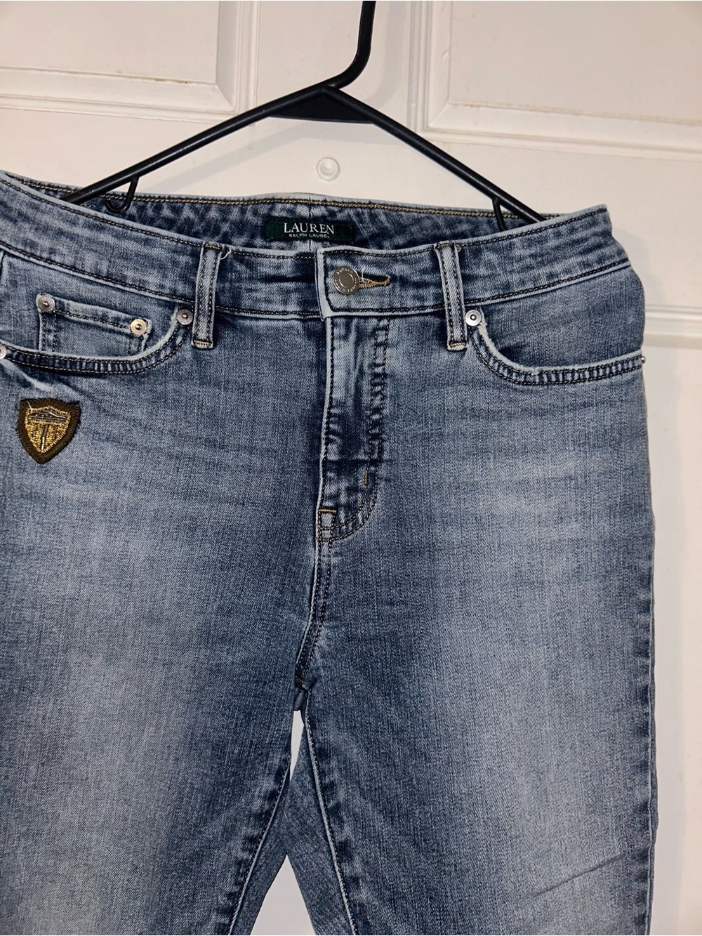 Ralph Lauren Women's Light Wash Skinny Jeans